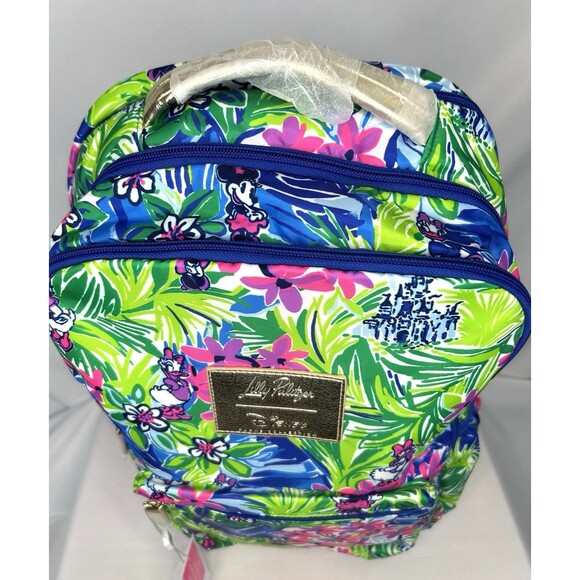 Lilly Pulitzer Loves Disney Bahia Backpack Minnie Daisy Multi Disney Dreamin NEW - Picture 5 of 15